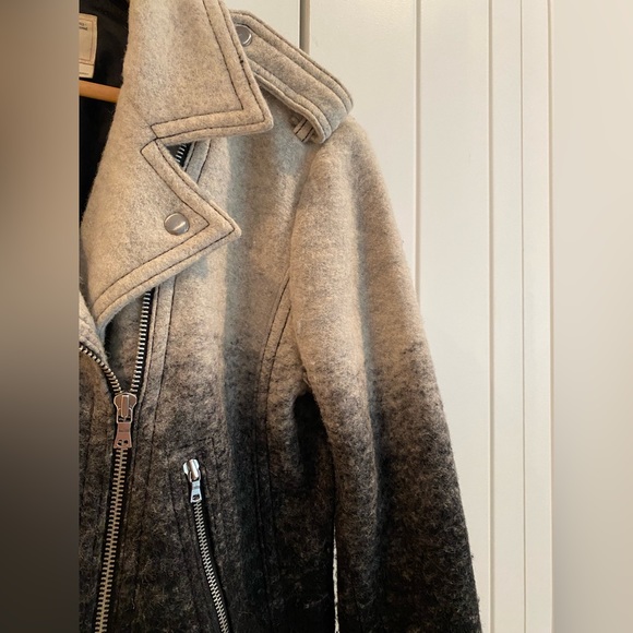 Gap wool ombré motorcycle jacket - Picture 3 of 5